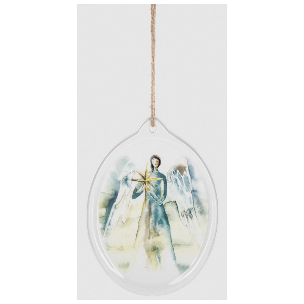 Midwest-CBK MX188780 Ornament, 4-1/4 in H, Dove, Cross, Angel, Multi-Color - 3