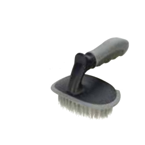 93027 Tire Brush, 5-1/4 in L x 3 in W, 1 in Trim, 6-3/4 in OAL, Polypropylene Trim, Polypropylene Handle