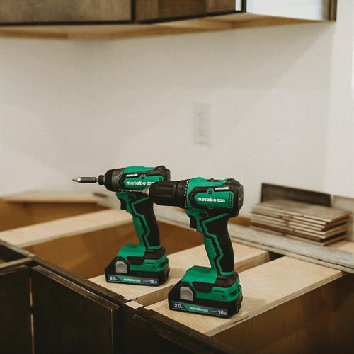 Metabo HPT KC18DDXSM Cordless Driver and Impact Drill Kit, Battery Included, 2 Ah, 18 V, Lithium-Ion - 5