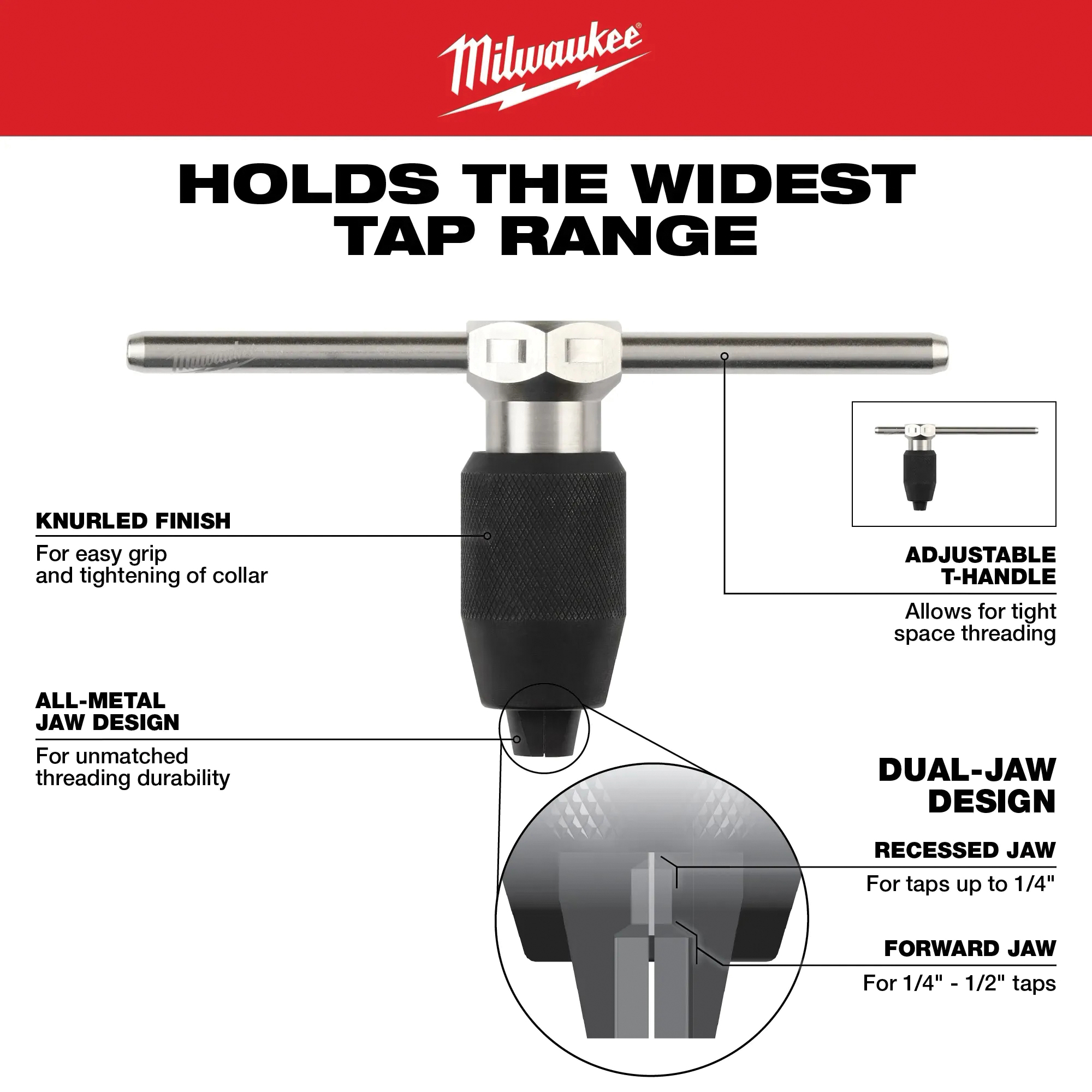 Milwaukee 49-57-5001 Tap Collet, Metal - 4