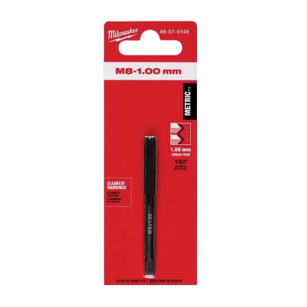 Milwaukee 49-57-5145 Straight Flute Plug Tap, M8x1 Thread, HCS - 5