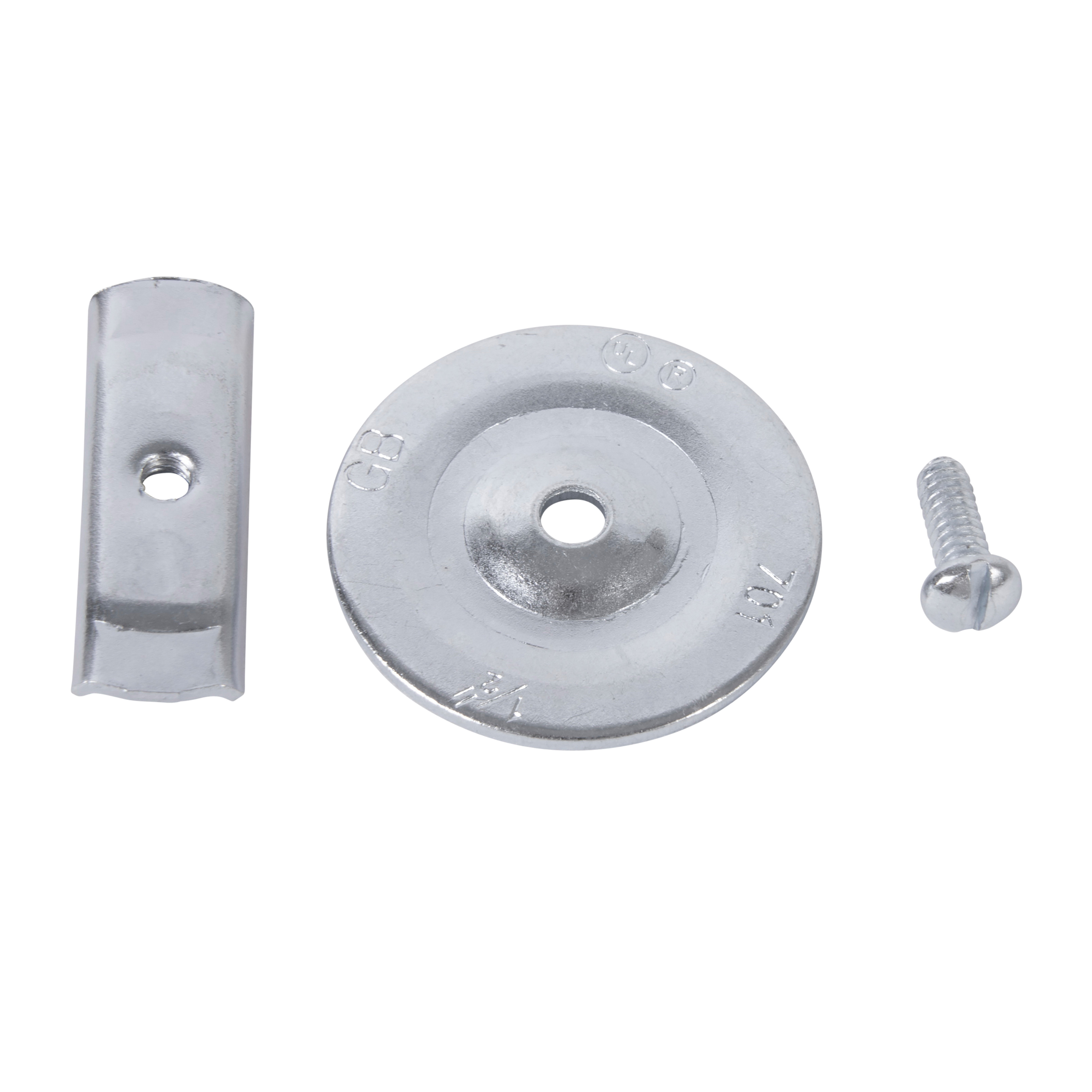 Knockout Seal, Gardner Bender, 3/4 in, Steel, Silver, Zinc-Plated - 2
