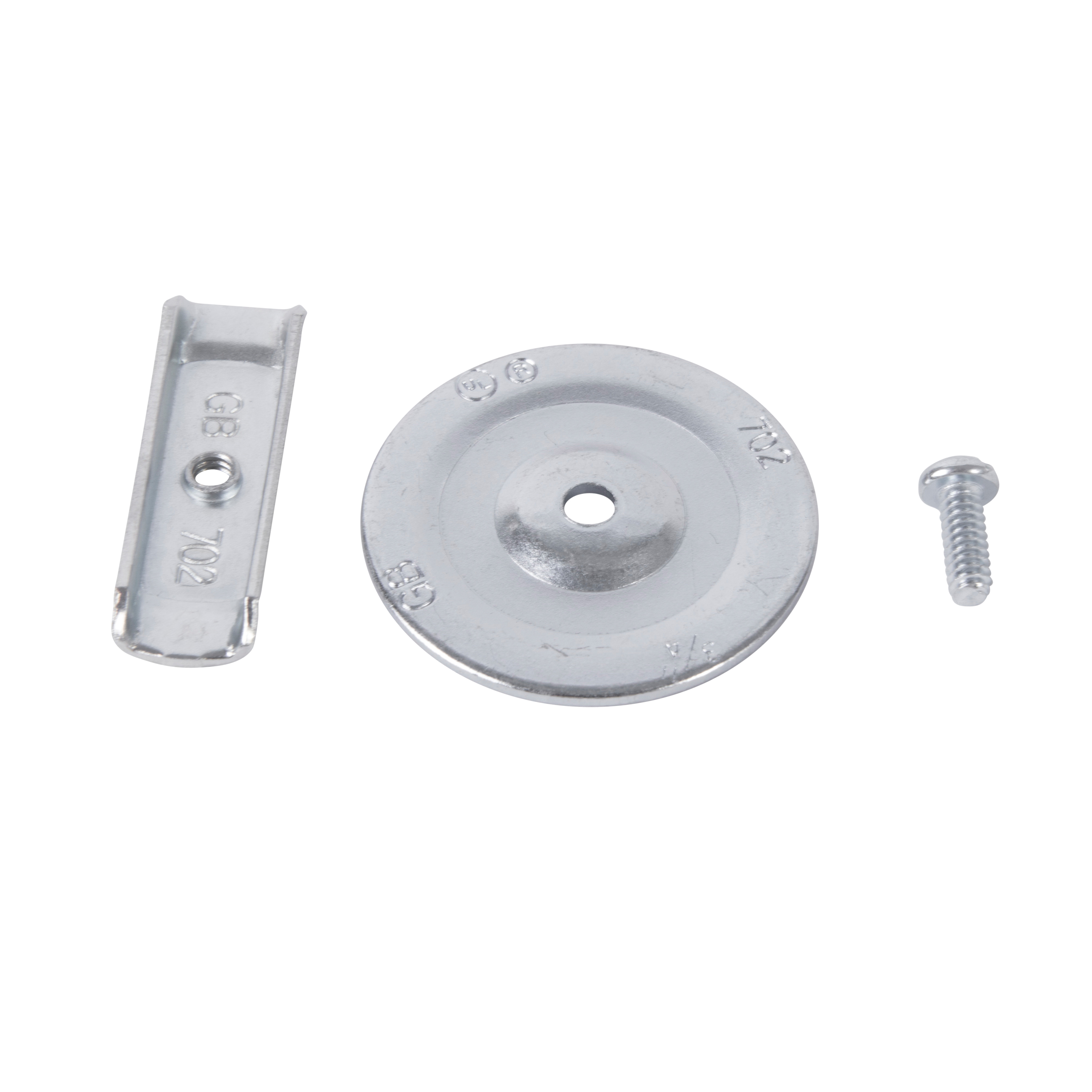 Knockout Seal, Gardner Bender, 1/2 in, Steel, Silver, Zinc-Plated - 3