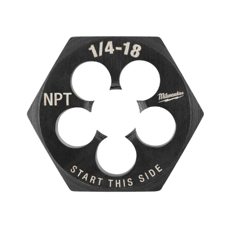 49-57-5391 Threading Die, 1/4-18 Thread, NPT Thread, HCS