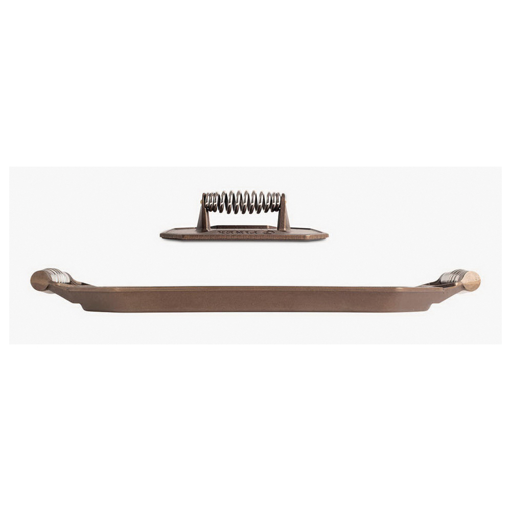 Finex GR10-10001 Griddle, Cast Iron, Square, Ergonomic, Speed-Cool Spring Handle - 3
