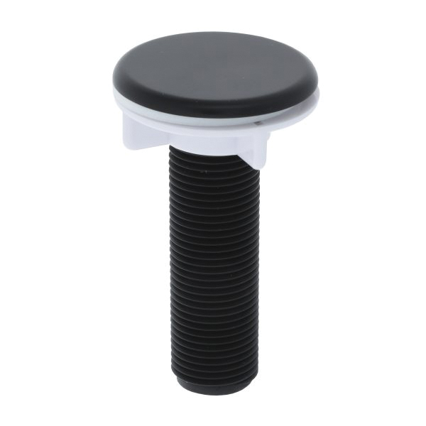 11091 Sink Hole Cover, Plastic, Matte Black, 1-3/4 in Sink Hole, For: Mobile Homes and RVs