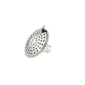 Blaster Massage BM54C Showerhead, 2.5 gpm, 1/2 in Connection, 5-Spray Function, Chrome, 4-1/2 in Dia