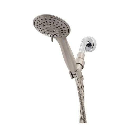 Blaster Massage BMH8C Handheld Shower Kit, 1/2 in Connection, 2.5 gpm, 5-Spray Function, Plastic
