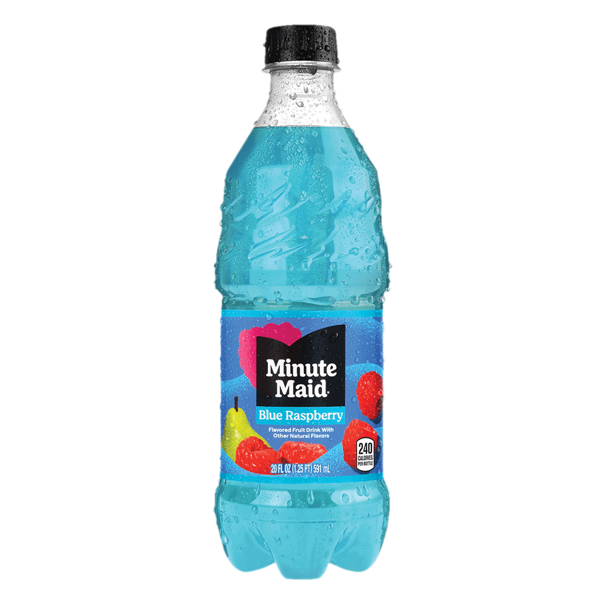 025000119996 Soft Drink, Raspberry, Blue, 20 fl-oz, Bottle
