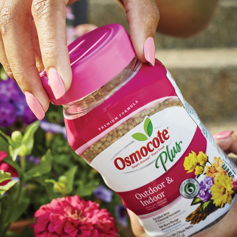 Osmocote Smart-Release 2345212 Plant Food, 1 lb Bag, Solid, 15-9-12 N-P-K Ratio