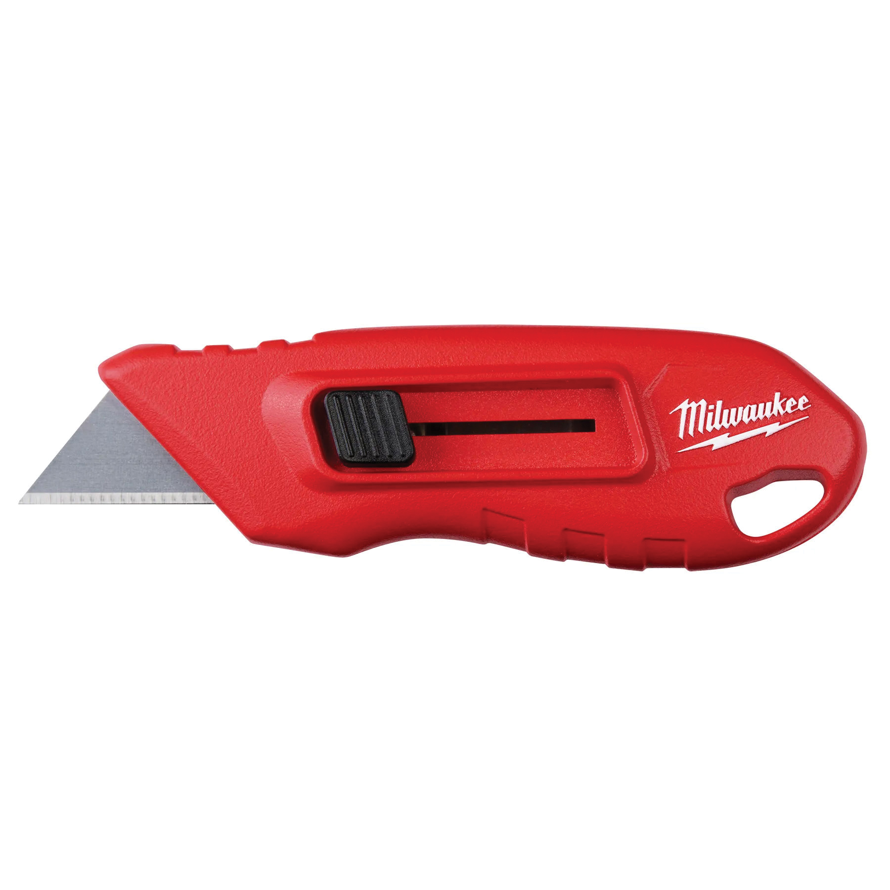 48-22-1516 Compact Side Slide Utility Knife, Steel Blade, Metal handle, Red Handle