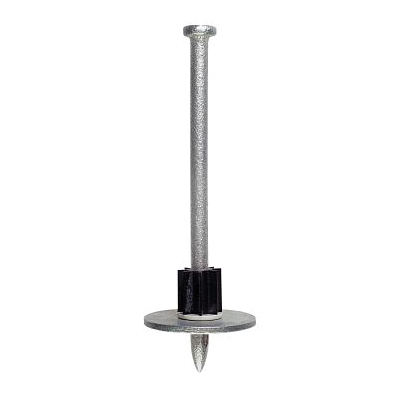 PDPAWL PDPAWL-287MG Powder Driven Pin with 1 in Washer, 0.157 in Dia Shank, 2-7/8 in L