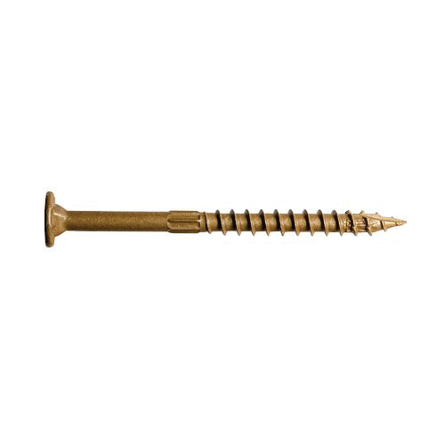 Strong-Drive SDWS SDWS16312QR50 Framing Screw, 3-1/2 in L, Serrated Thread, Low-Profile Head, 50