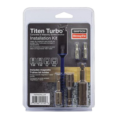 Titen Turbo TNTINSTALLKIT Installation Tool Kit