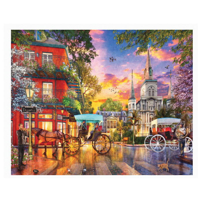 White Mountain 1782PZ Sunset In New Orleans Puzzle - 4