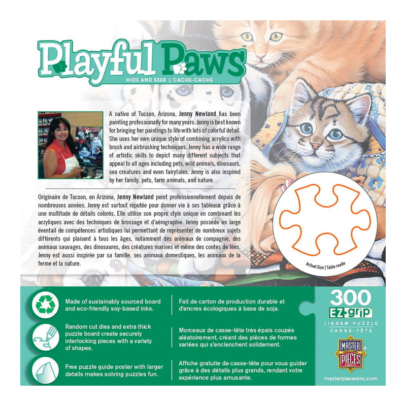 Masterpieces Playful Paws 31366 Hide and Seek Puzzle, 10 years and Up - 2