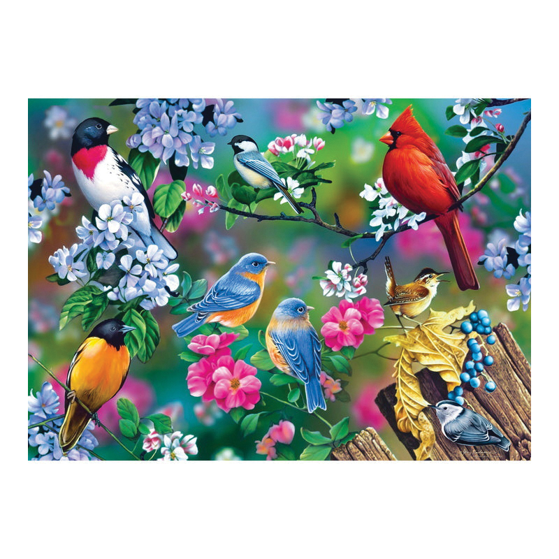 Audubon 31977 Songbird Collage Puzzle, 14 years and Up - 2