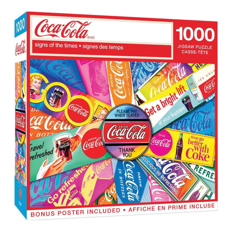 Coca-Cola 82122 Coca-Cola 82122 Signs Of The Times Puzzle, 12 years and Up - 1