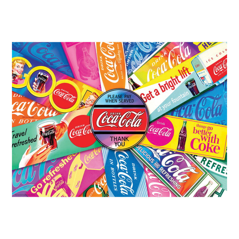 Coca-Cola 82122 Signs Of The Times Puzzle, 12 years and Up - 2