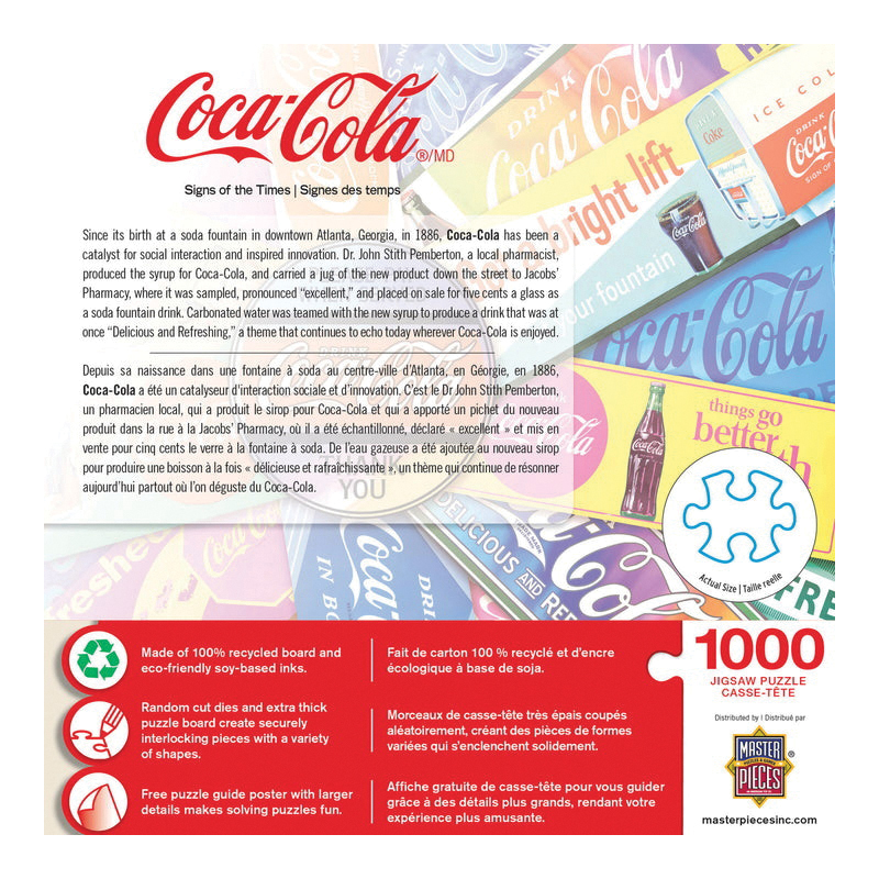 Coca-Cola 82122 Signs Of The Times Puzzle, 12 years and Up - 3
