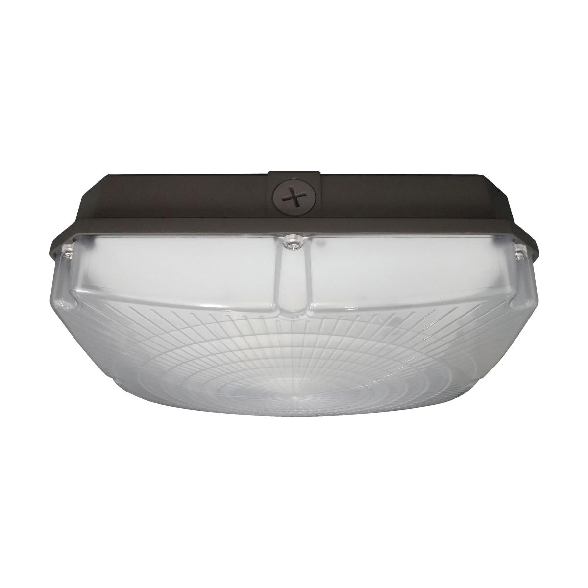 Satco 65-139 Canopy Fixture, 100 to 277 V, 28 W, LED Lamp, 3360 Lumens, 5000 K Color Temp, Aluminum Fixture - 2