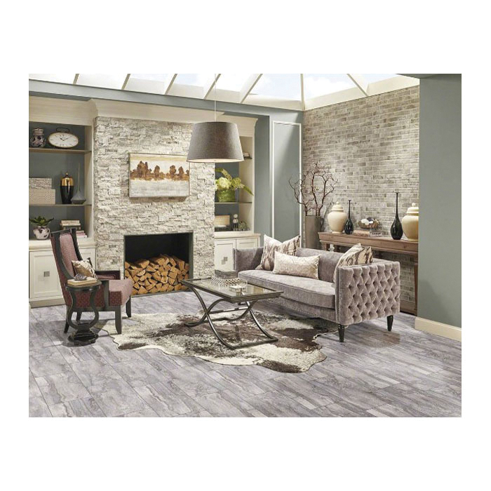 Bernini Porcelain Tile, Msi, 12 in W x 24 in L, Rectified Edge, Carbone - 2