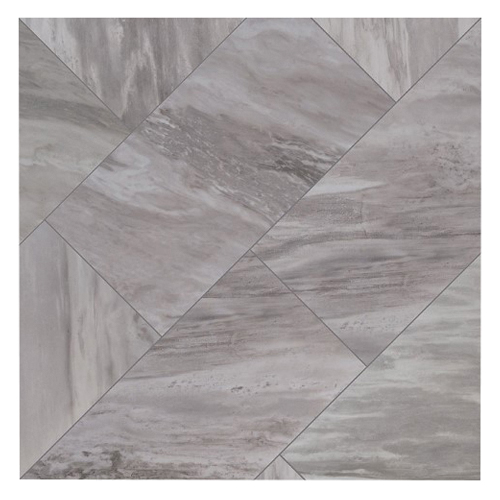 Eden Porcelain Tile, Msi, 12 in W x 24 in L, Rectified Edge, Bardiglio - 2