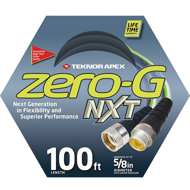 5100-100 Garden Hose, 5/8 in, 100 ft L, FNPT, Hybrid Polymer, Gray