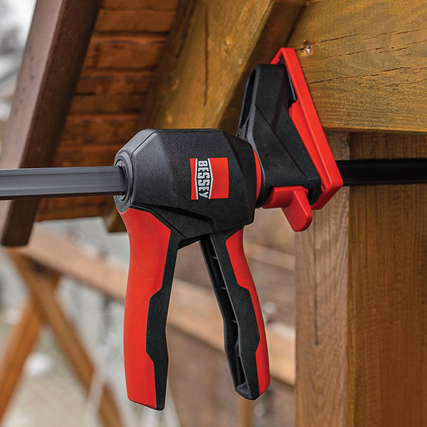 Classic Trigger Clamp, Bessey, 300 lb, 24 in Max Opening Size, 3-1/8 in D Throat, Resin Body - 4