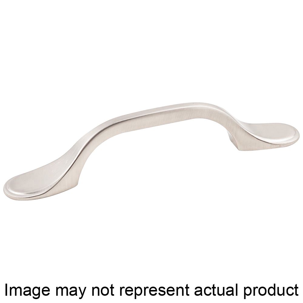 K9973MB-2 Spoon Foot Cabinet Pull, 5 in L Handle, 15/16 in Projection, Zinc, Matte Black