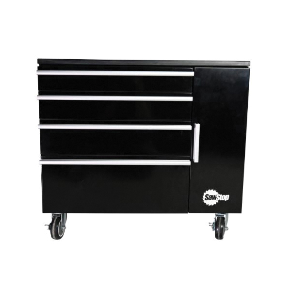 Under-Table Cabinet, SawStop, 32 in OAW, 31-1/2 in OAH, 25-1/4 in OAD, Steel, 5-Drawer - 1