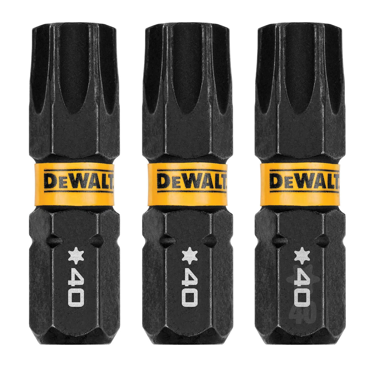 ELITE Series DWAF1TX40IR3 Impact Driver Drill Bit, #40 Drive, Torx Drive, 1/4 in Shank, Hex Shank, 1 in L, Steel