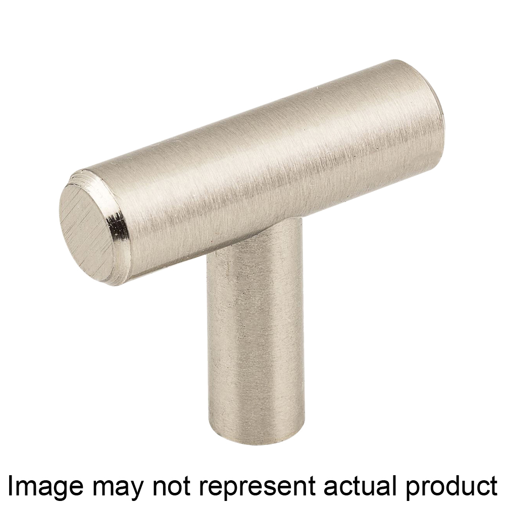 K294BG-4 Bar T-Knob, 1-3/8 in Projection, Steel, Brushed Gold