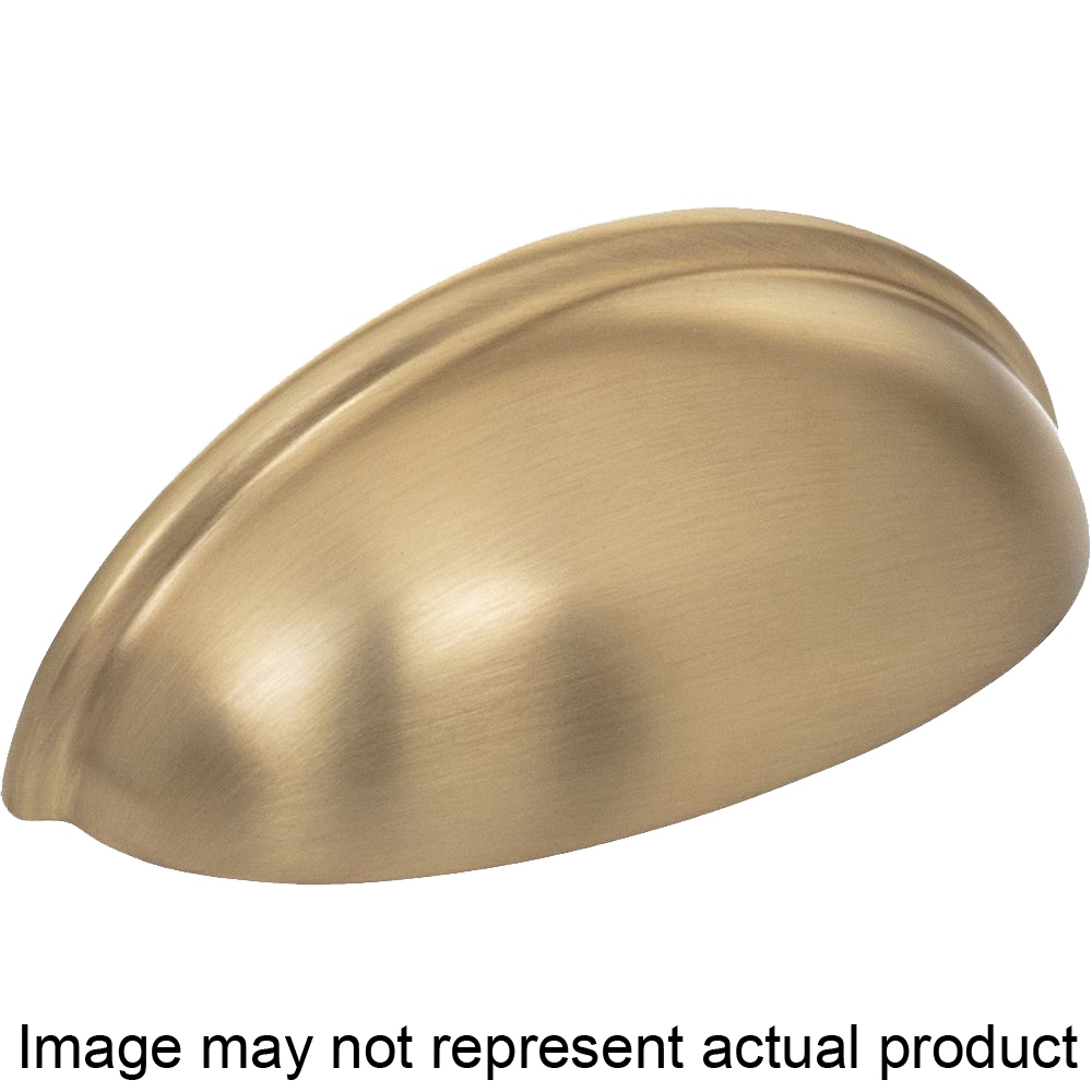 K3833SBZ-6 Cabinet Cup Pull, 3-11/16 in L Handle, 1-5/16 in Projection, Zinc, Satin Bronze