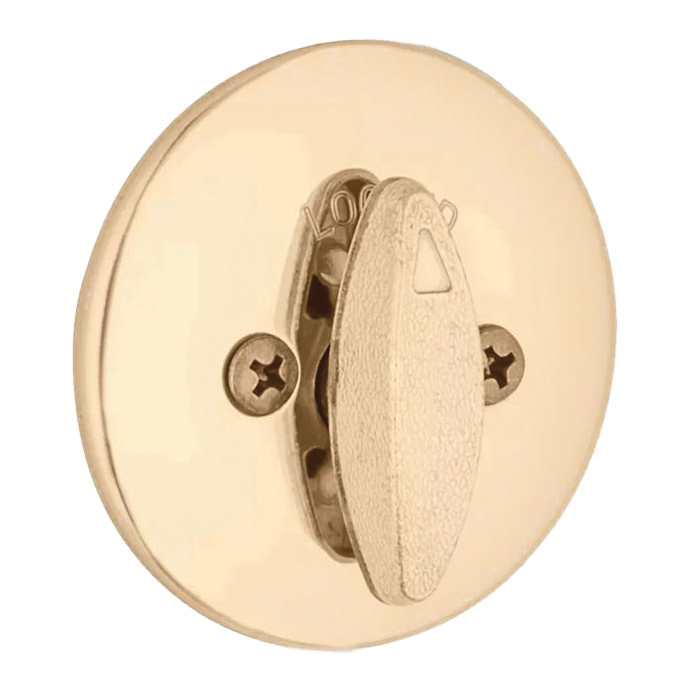Kwikset 600 Series 660 3 SMT CPR CALK Deadbolt, 3 Grade, Polished Brass, 2-3/8 to 2-3/4 in Backset, KW1, SC1 Keyway - 3