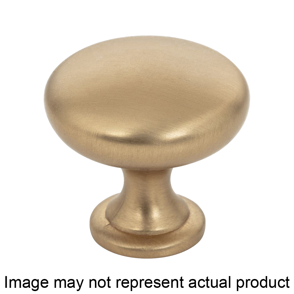 K778SBZ-10 Mushroom Cabinet Knob, 1-1/8 in Projection, Zinc, Satin Bronze