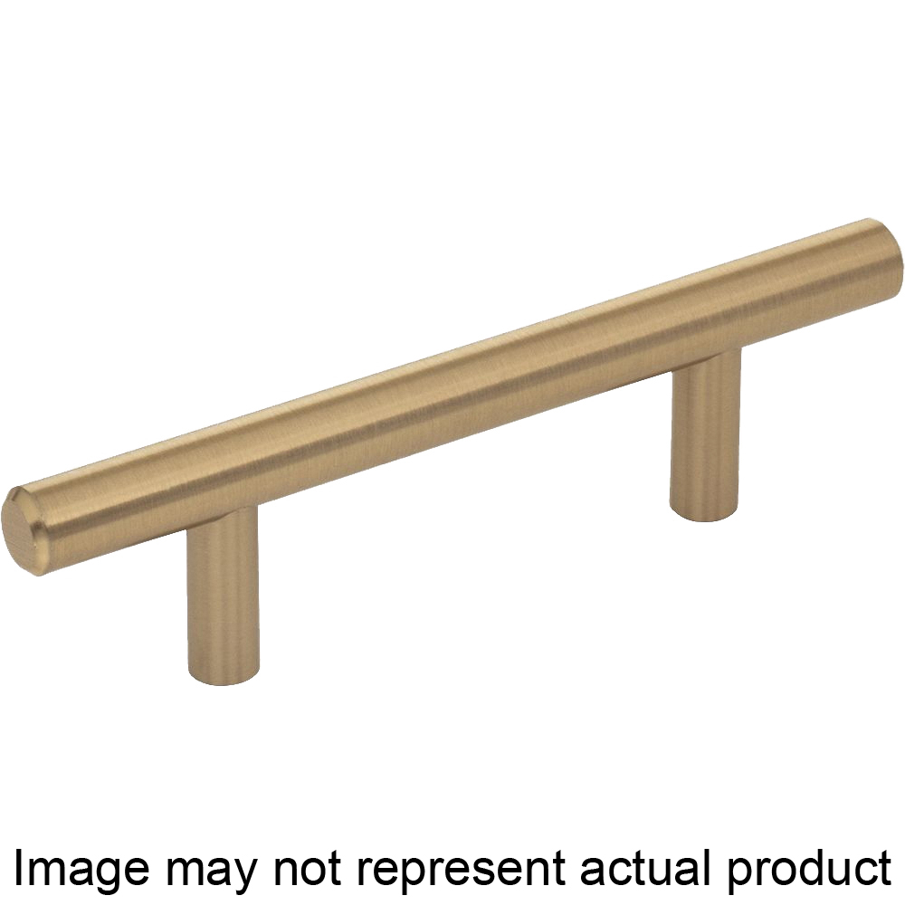 K2943SBZ-6 Cabinet Bar Pull, 5-3/8 in L Handle, 1-3/8 in Projection, Steel, Satin Bronze