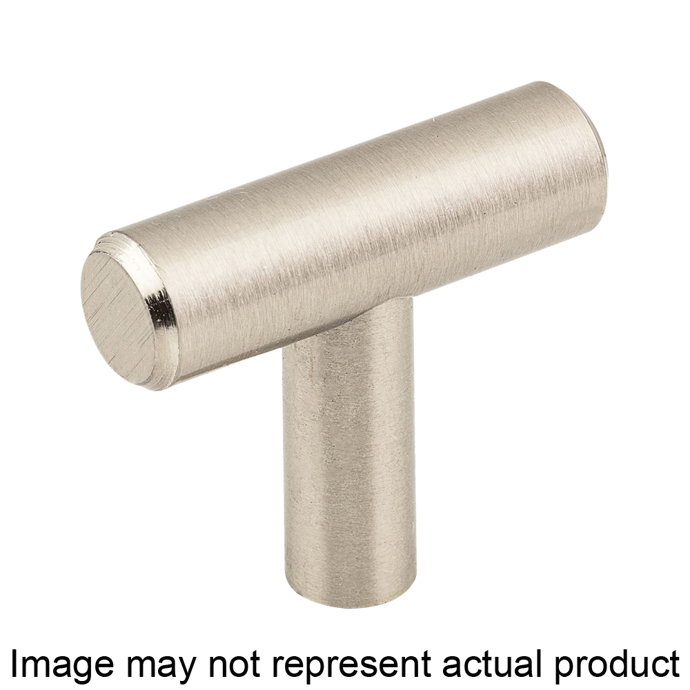 K294BG-10 Bar T-Knob, 1-3/8 in Projection, Steel, Brushed Gold