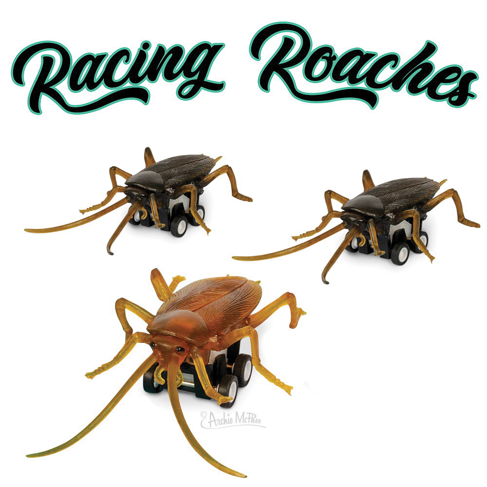 Archie Mcphee 12939 Racing Roaches Toy, Plastic/Vinyl - 4