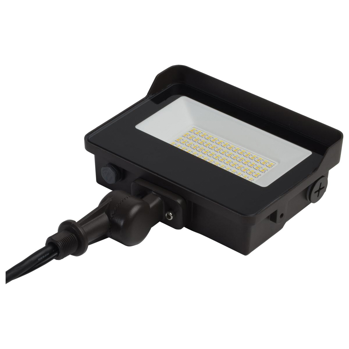 Satco 65-541 Flood Light, 120 to 347 V, 15/25/35 W, LED Lamp, Warm to Cool White Light, 1800 to 4900 Lumens