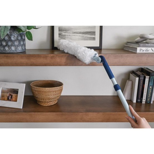 Casabella 8500842 Multi-Angle Duster, Microfiber Head, Foam/Plastic Handle, 60 in L Handle - 5