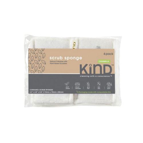 Casabella Kind 8500272 Scrub Sponge, 4-1/2 in L, 3 in W - 4