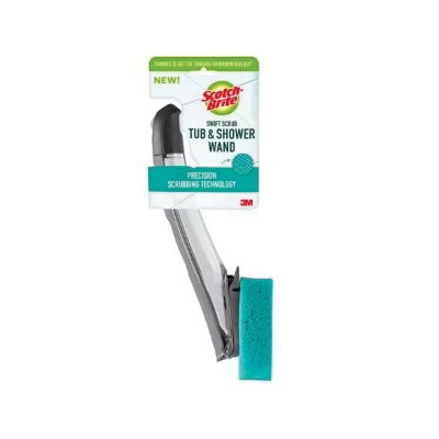 Scotch-Brite 547-W Scrub Tub and Shower Wand, Blue, 11-3/4 in OAL