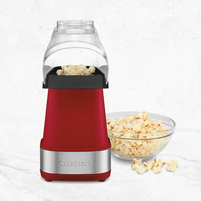 Cuisinart EasyPop CPM-150C Hot Air Popcorn Maker, 1/2 cup Kernel, 1500 W, Red - 2