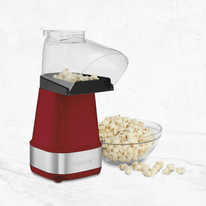 Cuisinart EasyPop CPM-150C Hot Air Popcorn Maker, 1/2 cup Kernel, 1500 W, Red - 3