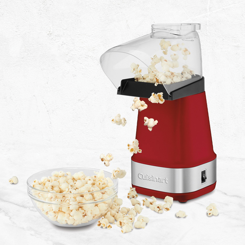 Cuisinart EasyPop CPM-150C Hot Air Popcorn Maker, 1/2 cup Kernel, 1500 W, Red - 5