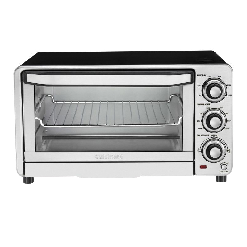 TOB-40N Toaster Oven Broiler, 1800 W, 6-Slice, 0.5 cu-ft, Automatic Control, Stainless Steel, Silver