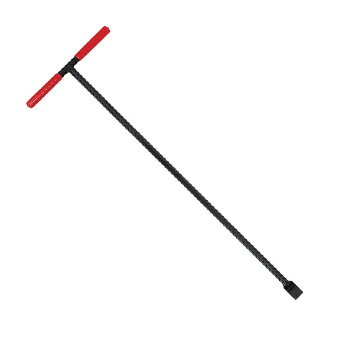 Water Meter Key, Thrifco Plumbing, U-Shaped Head, Steel, 36 in L - 4