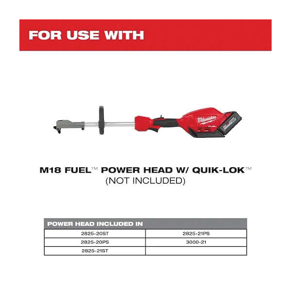 Milwaukee M18 FUEL QUIK-LOK Series 49-16-2739 Cultivator Attachment, Aluminum/Steel, For: M18 FUEL Power Heads - 2