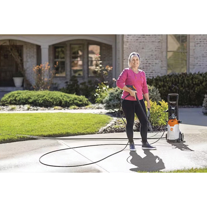Stihl RE02 011 4555 Electric Pressure Washer, 13 A, 120 V, 1800 psi Operating, 1.2 gpm, Spray Nozzle, 23 ft L Hose - 2